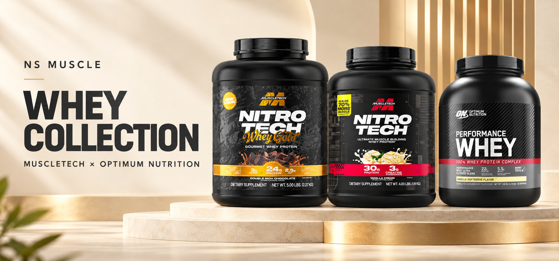 NS MUSCLE Whey Collection