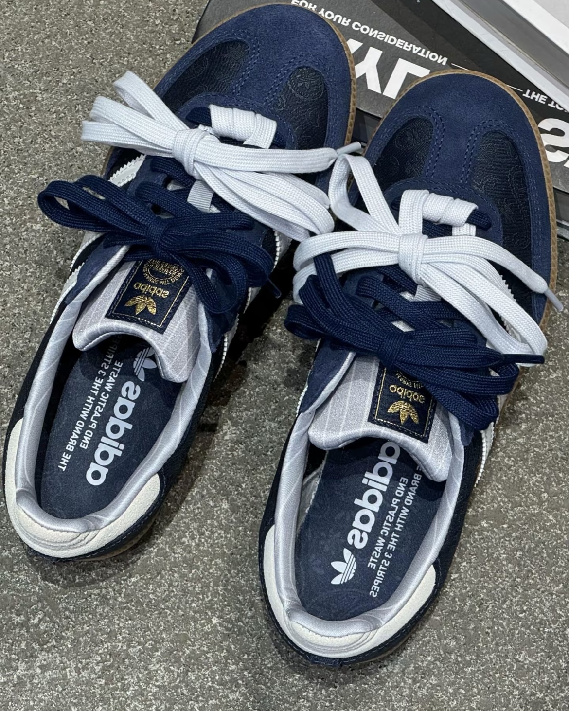 (預訂) Adidas Samba OG - Navy 暗花