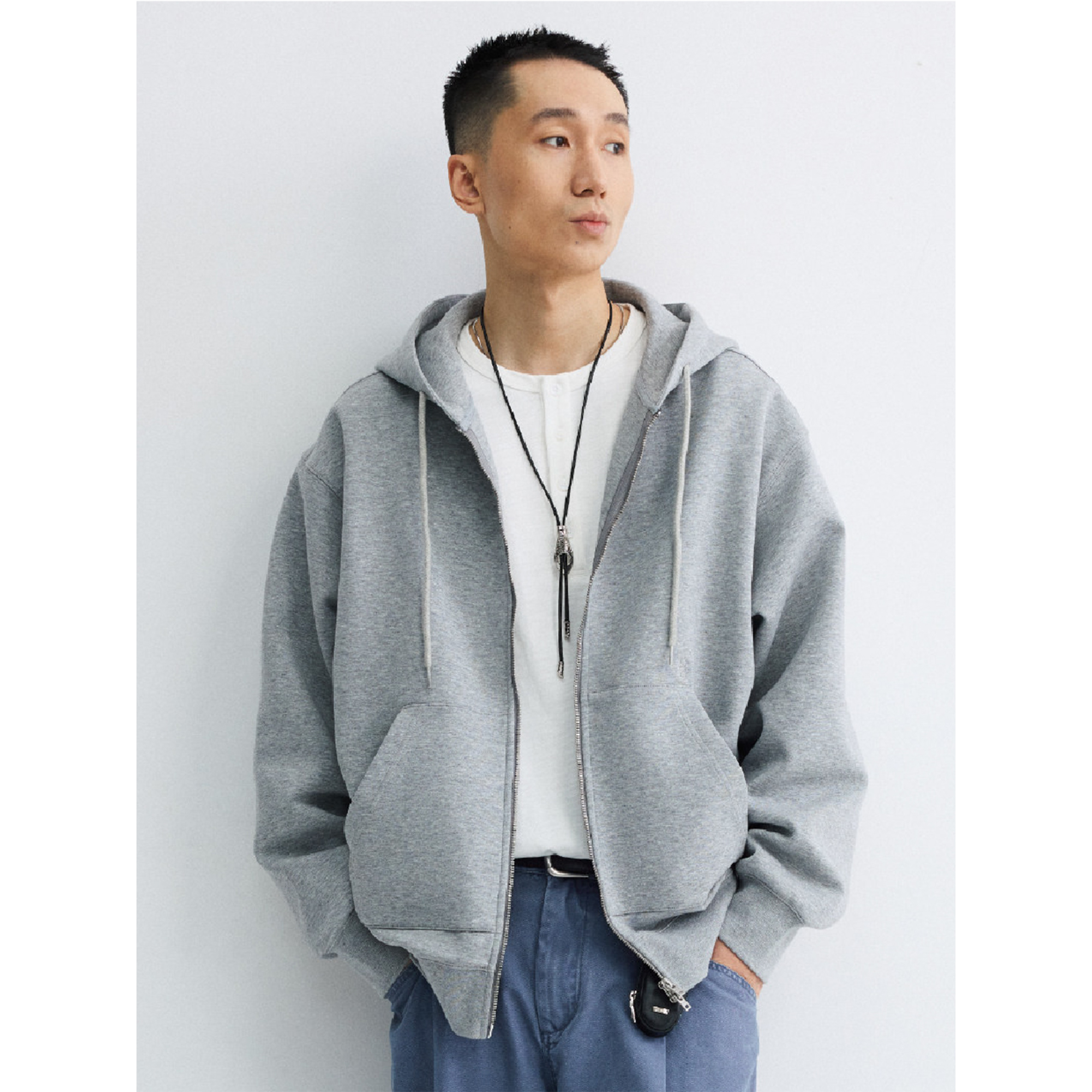 PIN SKTBS Zip-Up Hoodie 空氣層連帽外套 [P-J2426]