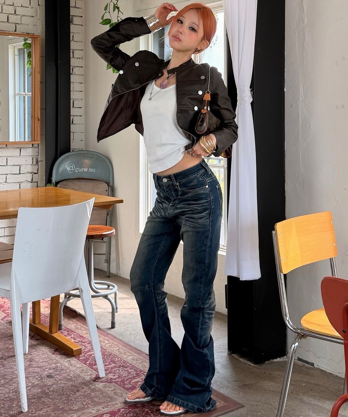 【預購】韓國代購 Secondsalt 修身款 Slim-fit Napoleon Leather Jacket 拿破崙 皮衣 夾克 外套