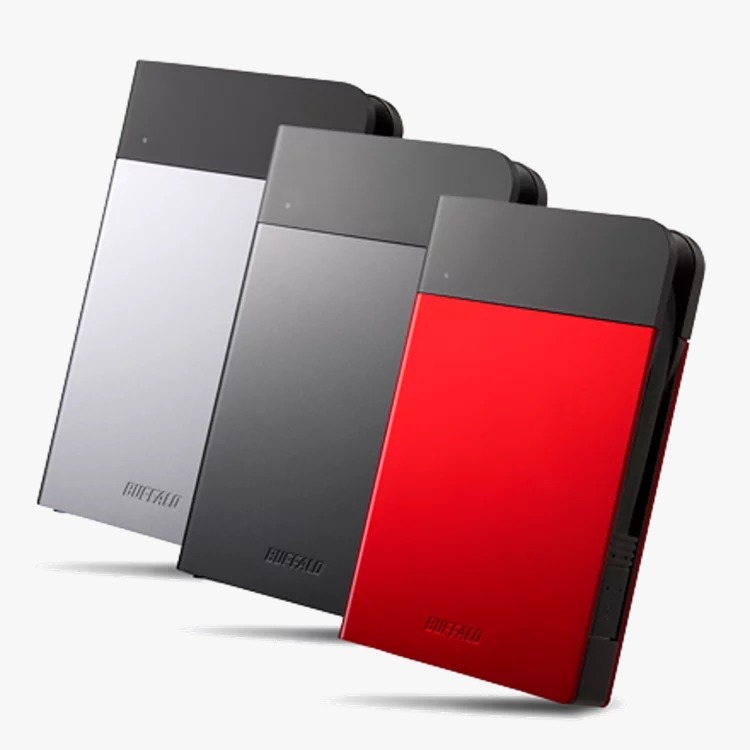 Buffalo MiniStation Extreme HD-PZFU3 軍規三防外接硬碟 (1TB / 2TB)