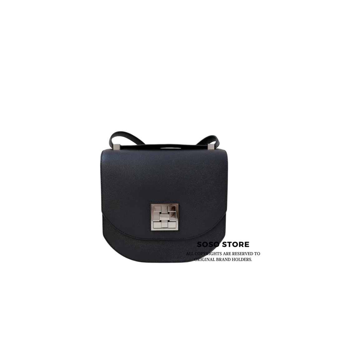 Hermes Mosaïque au 24 Bag - Noir / SHW