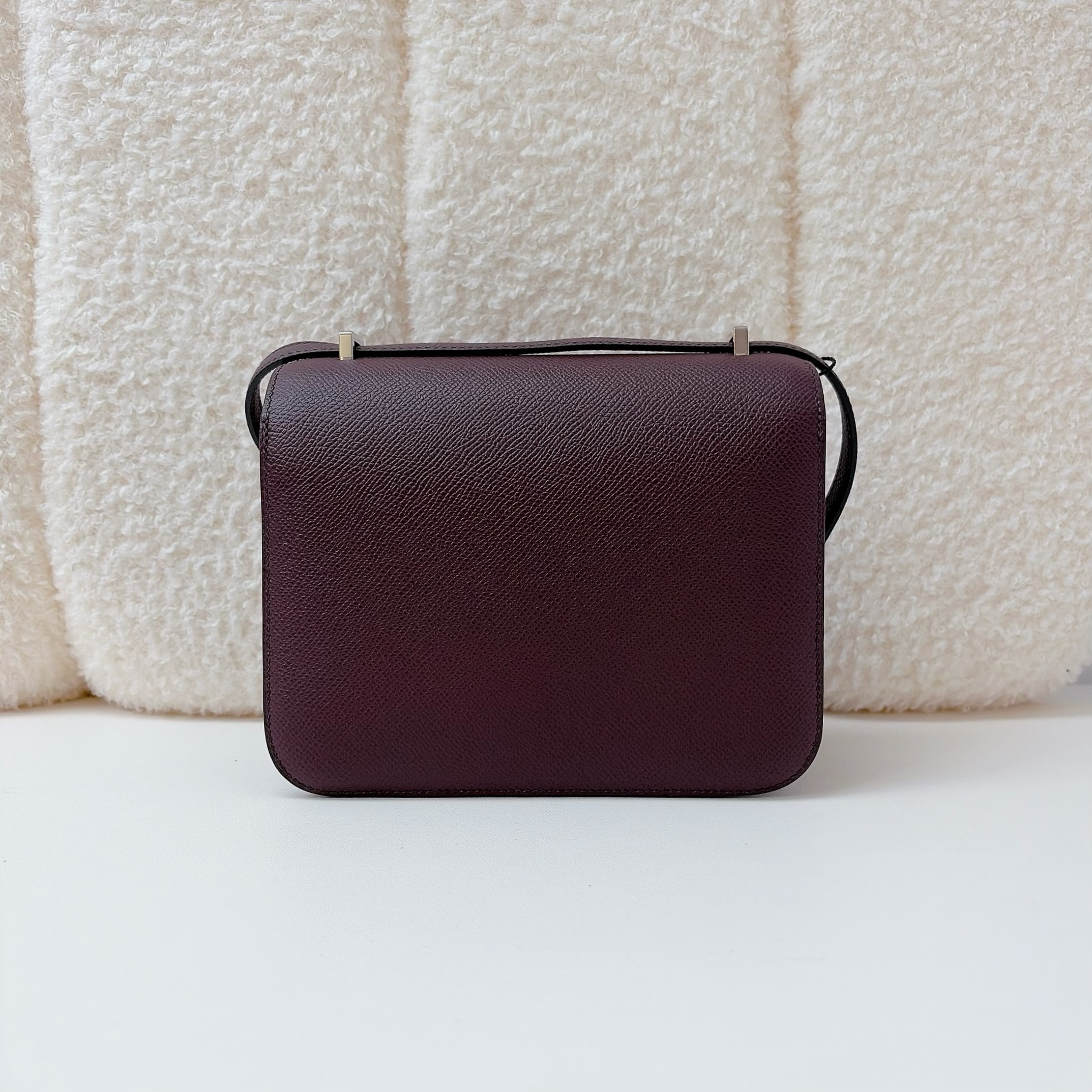 Hermes Mini Constance - Rouge Sellier / SHW