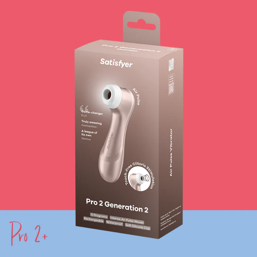 〔得獎產品〕德國Satisfyer Pro 2+ 吸吮陰蒂震動器