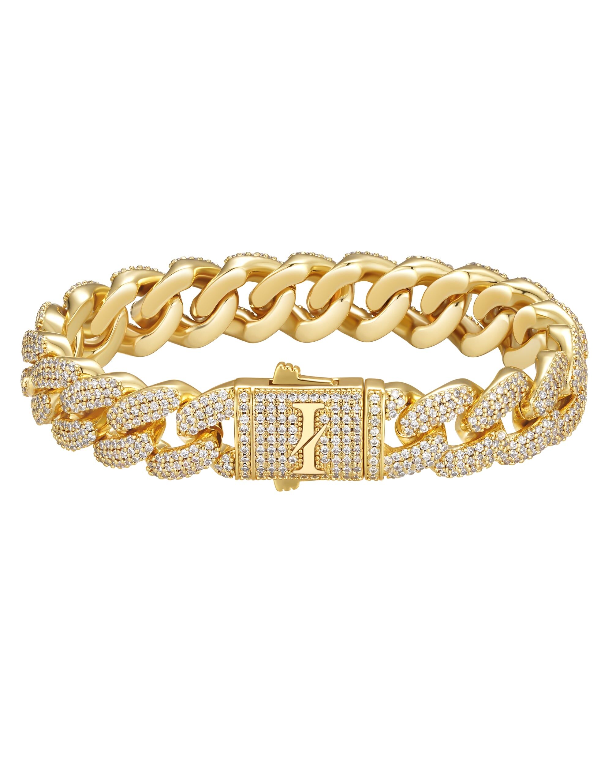 Iceman Society｜ICEMAN - 12mm 古巴手鍊 (18K Gold)