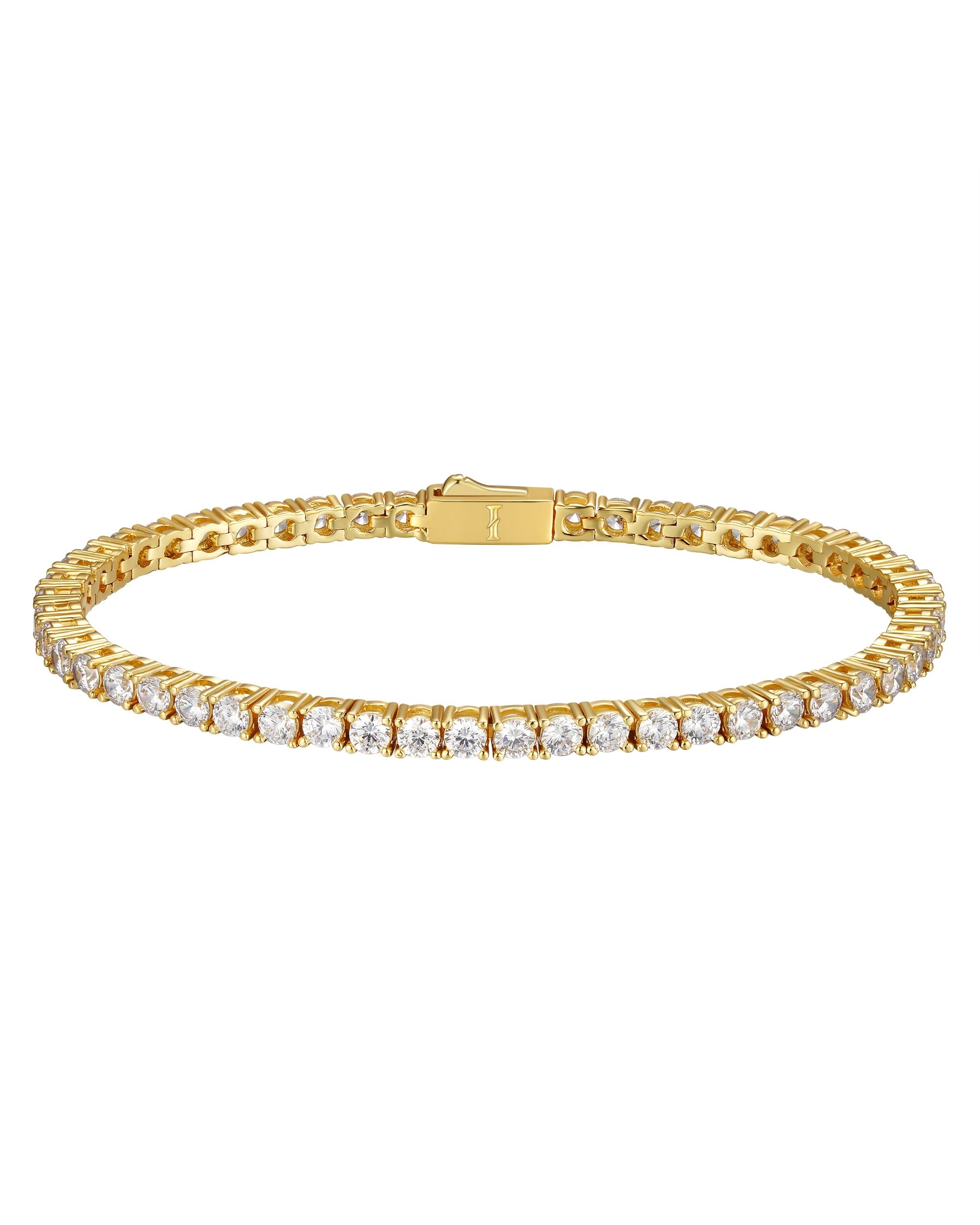 Iceman Society｜ICE SPARKLER - 3mm Tennis手鍊 (18K Gold)