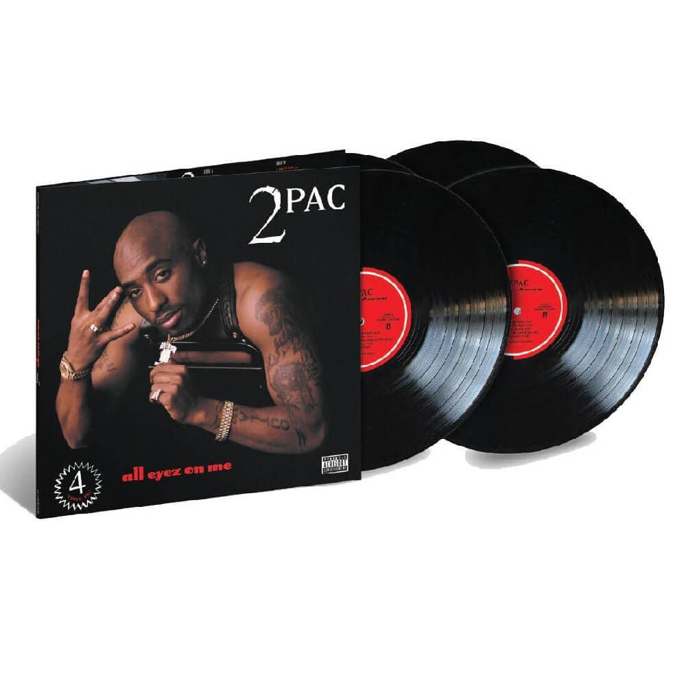 2Pac - All Eyez On Me [CD/LP] 原版專輯 / 限量黑膠唱片四入組 / 30週年限定版黑膠豪華組 Tupac