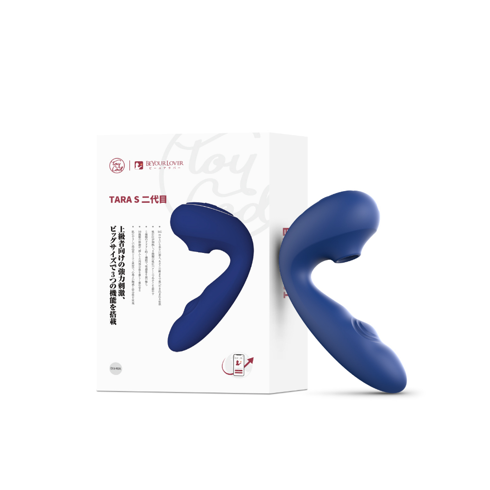 [BeYourLover] ToyCod Tara S2 | App-Controlled Suction & Tapping Dual Head Vibrator