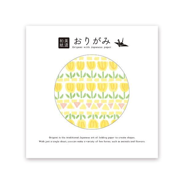 古川紙工｜美濃和紙-黃花 紙材包