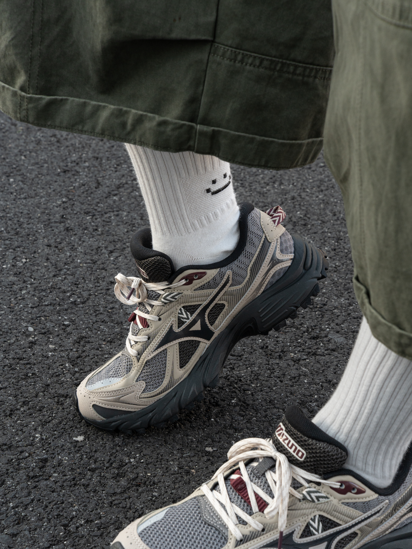 代購-Mizuno FIYI TL V2 防滑耐磨 越野 跑鞋 赤岩褐 男女同款 D1GH251916