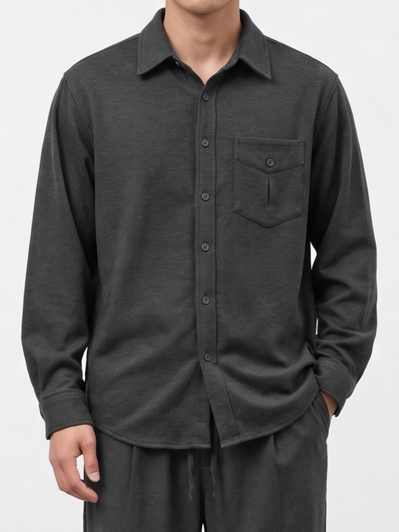 [1atm] SATURATION Casual Shirt project-075 design™ by 1atm