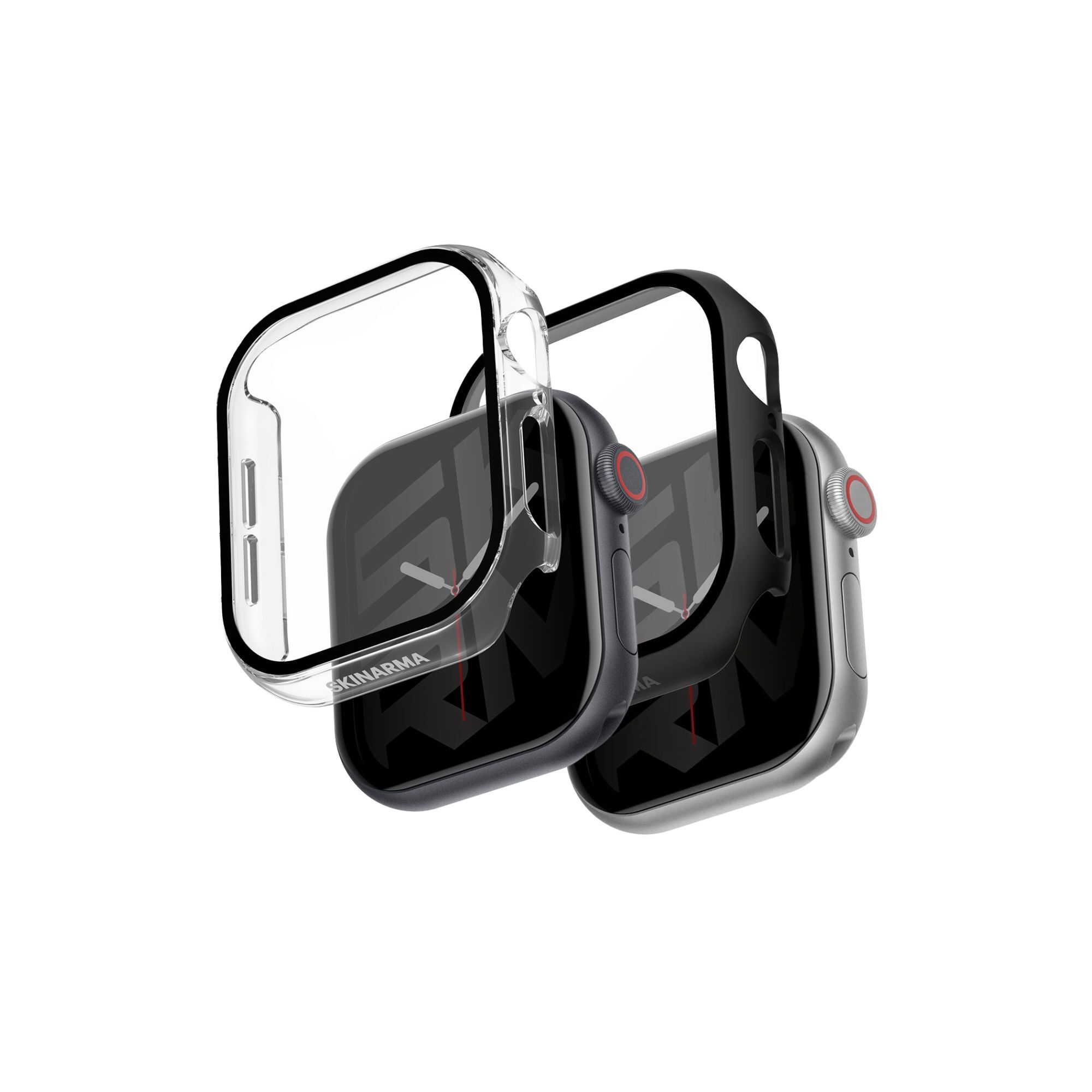 SKINARMA Gado Apple Watch (Series 12) 透亮防刮抗指紋保護殼