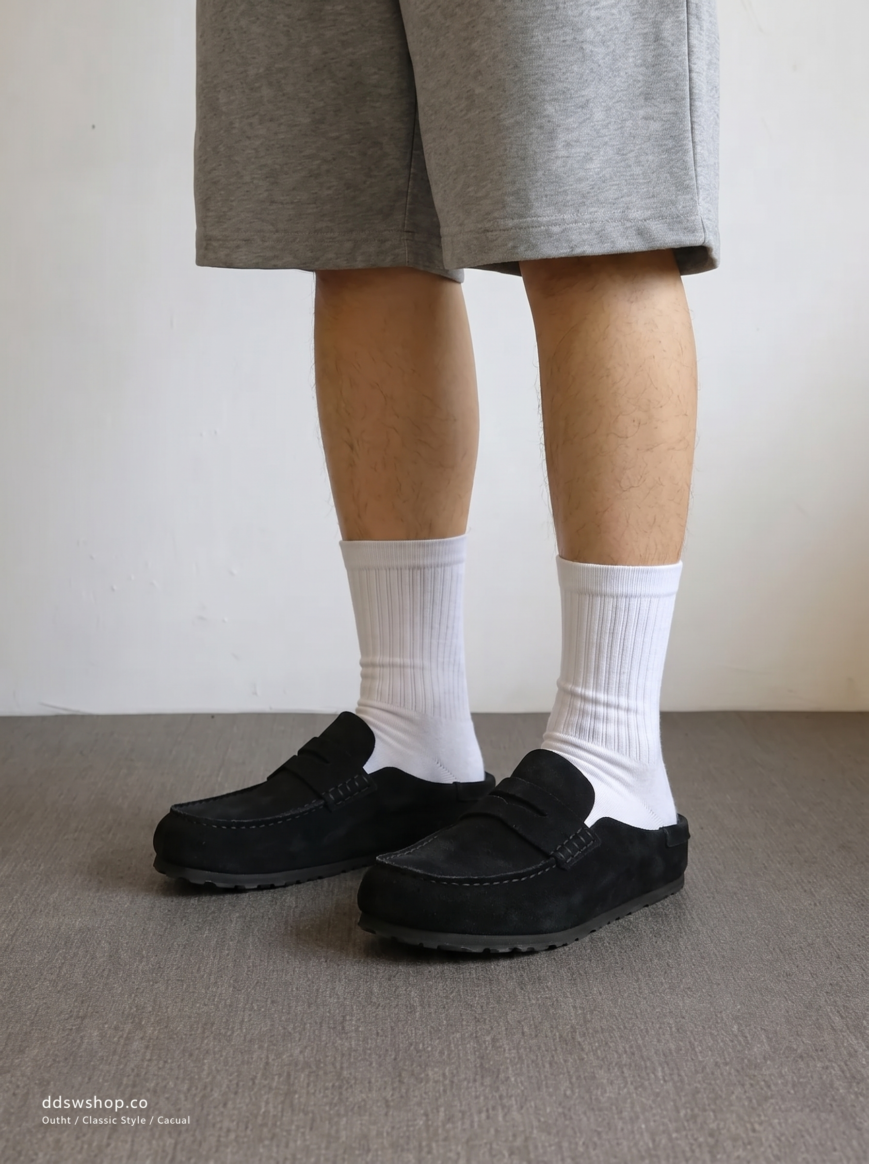 "限時折扣" Birkenstock Naples Wrapped Suede Leather "Taupe" 勃肯 拖鞋 麂皮