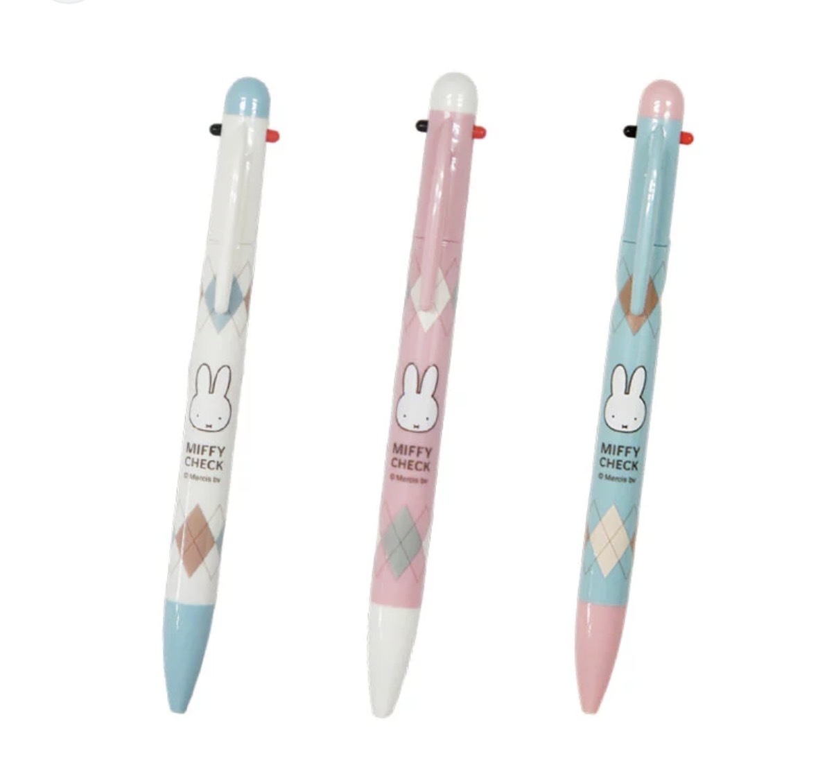 【最新發售】JP Miffy Check 三色原子筆 4901 TK261003