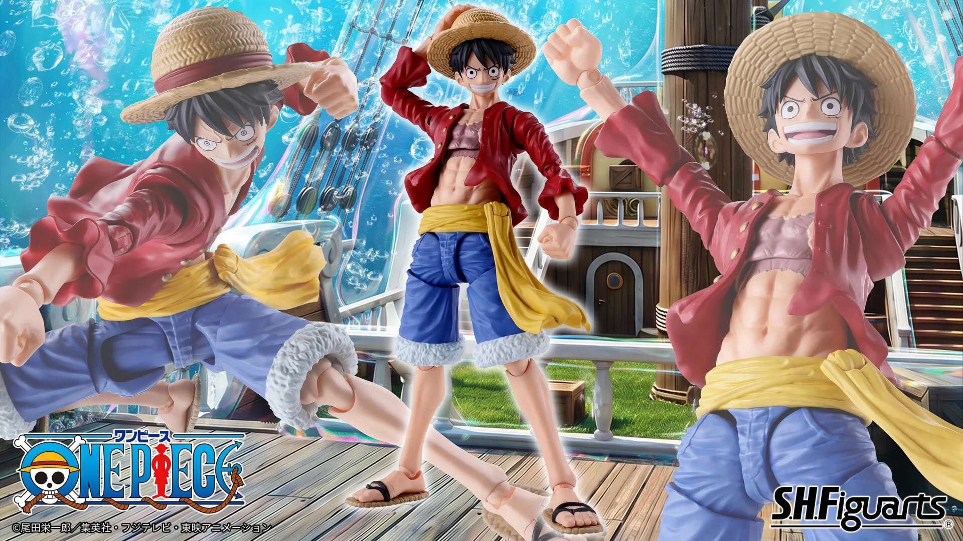 「ACG.GO」「預購」S.H.Figuarts《海賊王》路飛 -新世界-／霸氣配件包