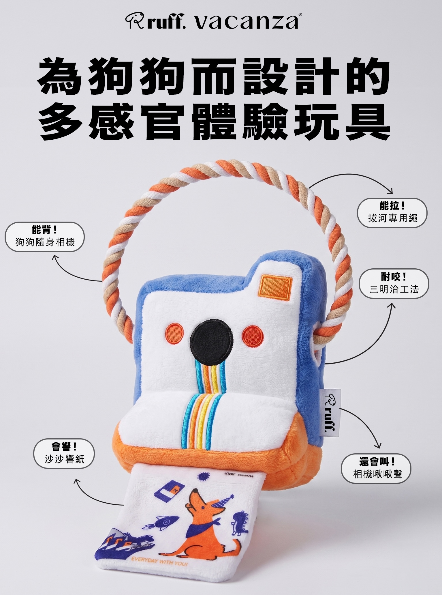 Ruff x Vacanza polaroid toy