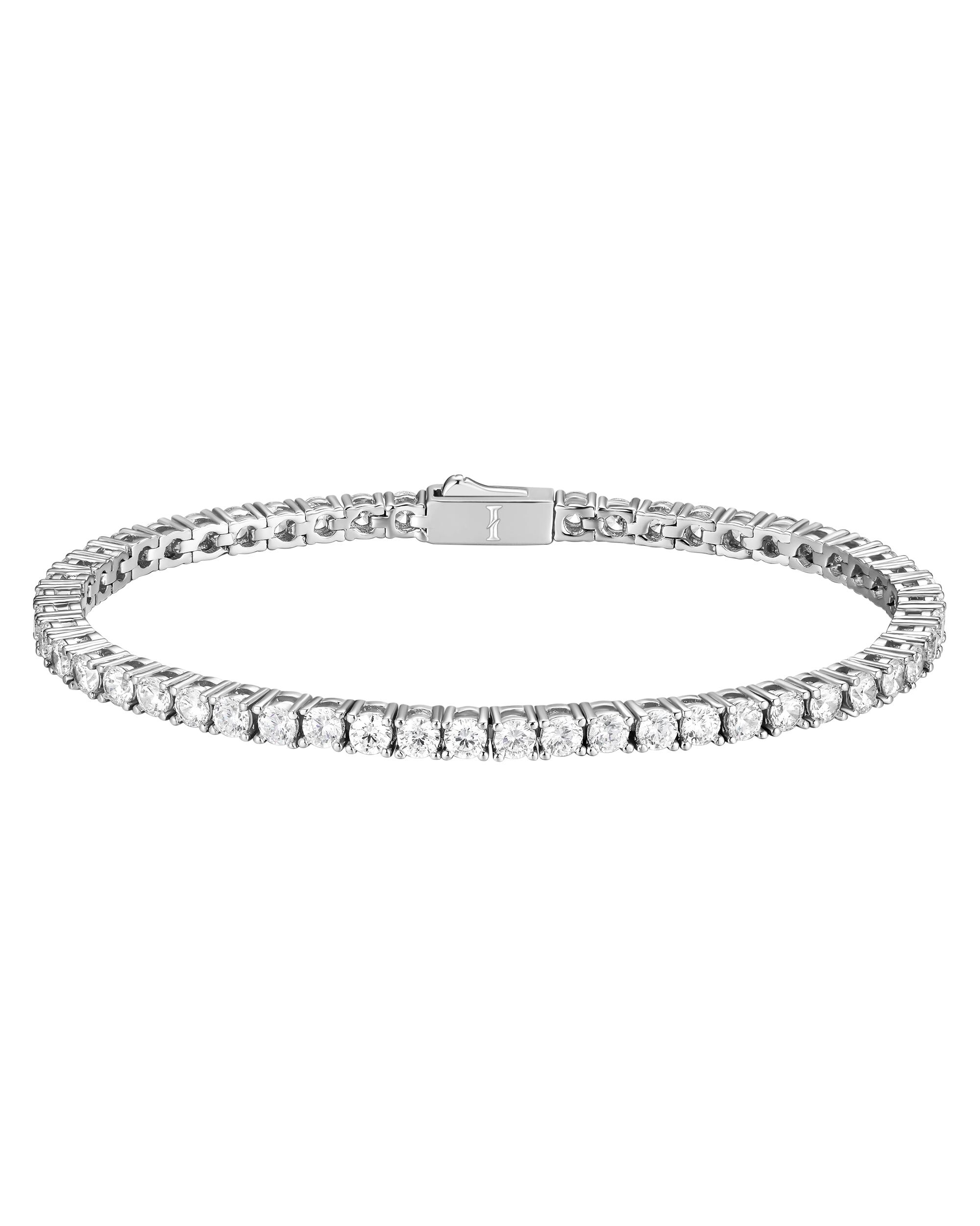 Iceman Society｜ICE SPARKLER - 3mm Tennis手鍊 (White Gold)