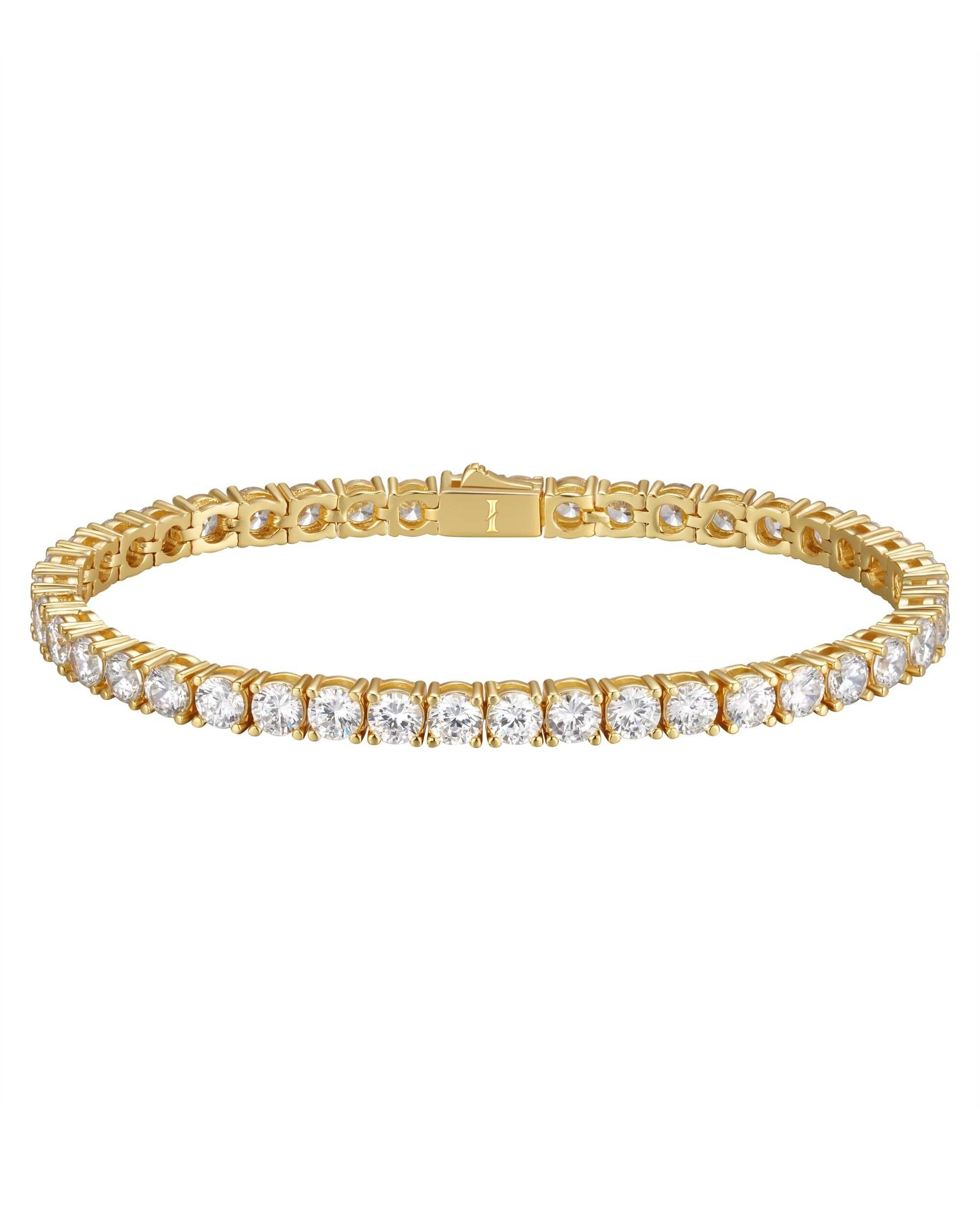 Iceman Society｜ICE SPARKLER - 4mm Tennis手鍊 (18K Gold)