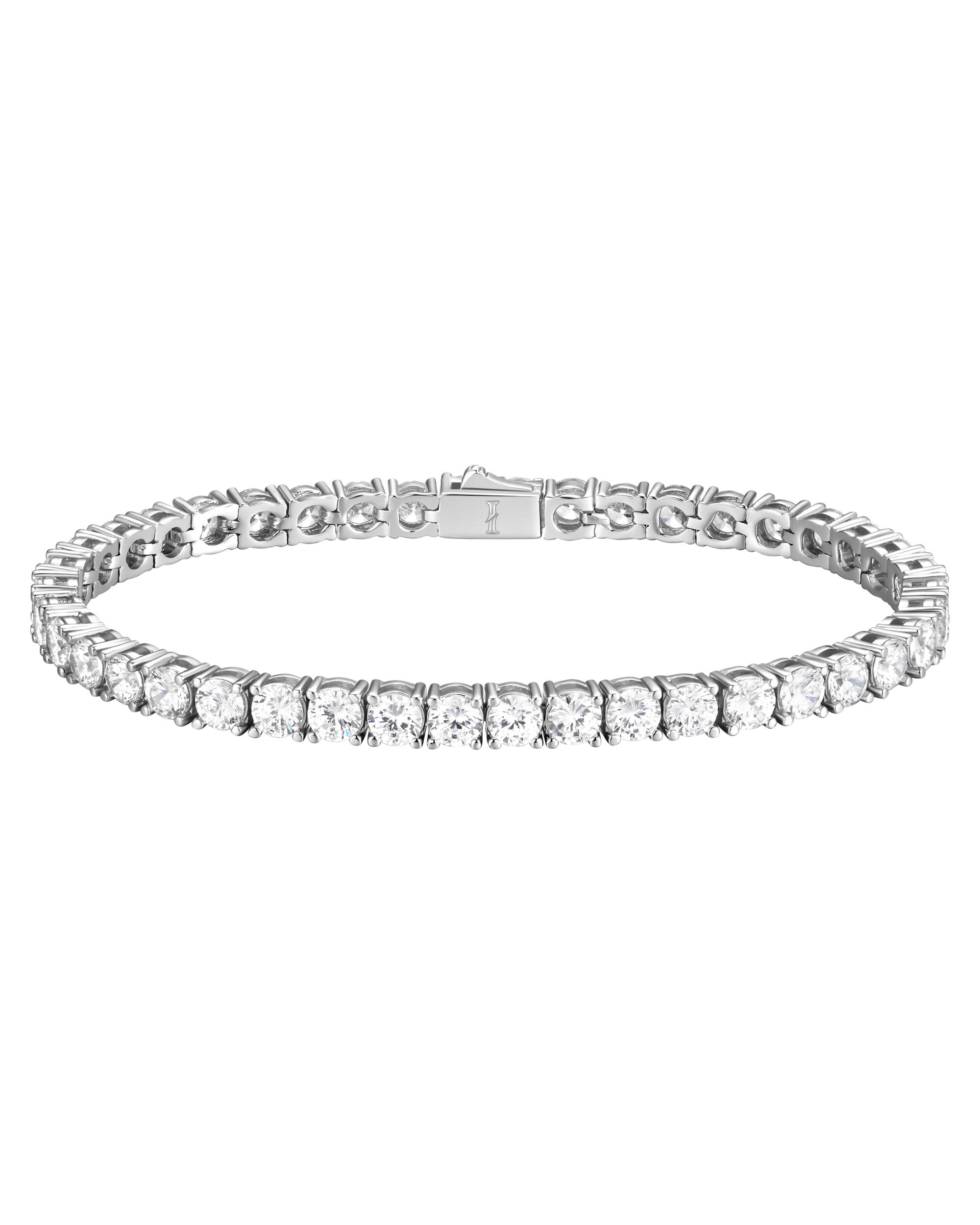 Iceman Society｜ICE SPARKLER - 4mm Tennis手鍊 (White Gold)