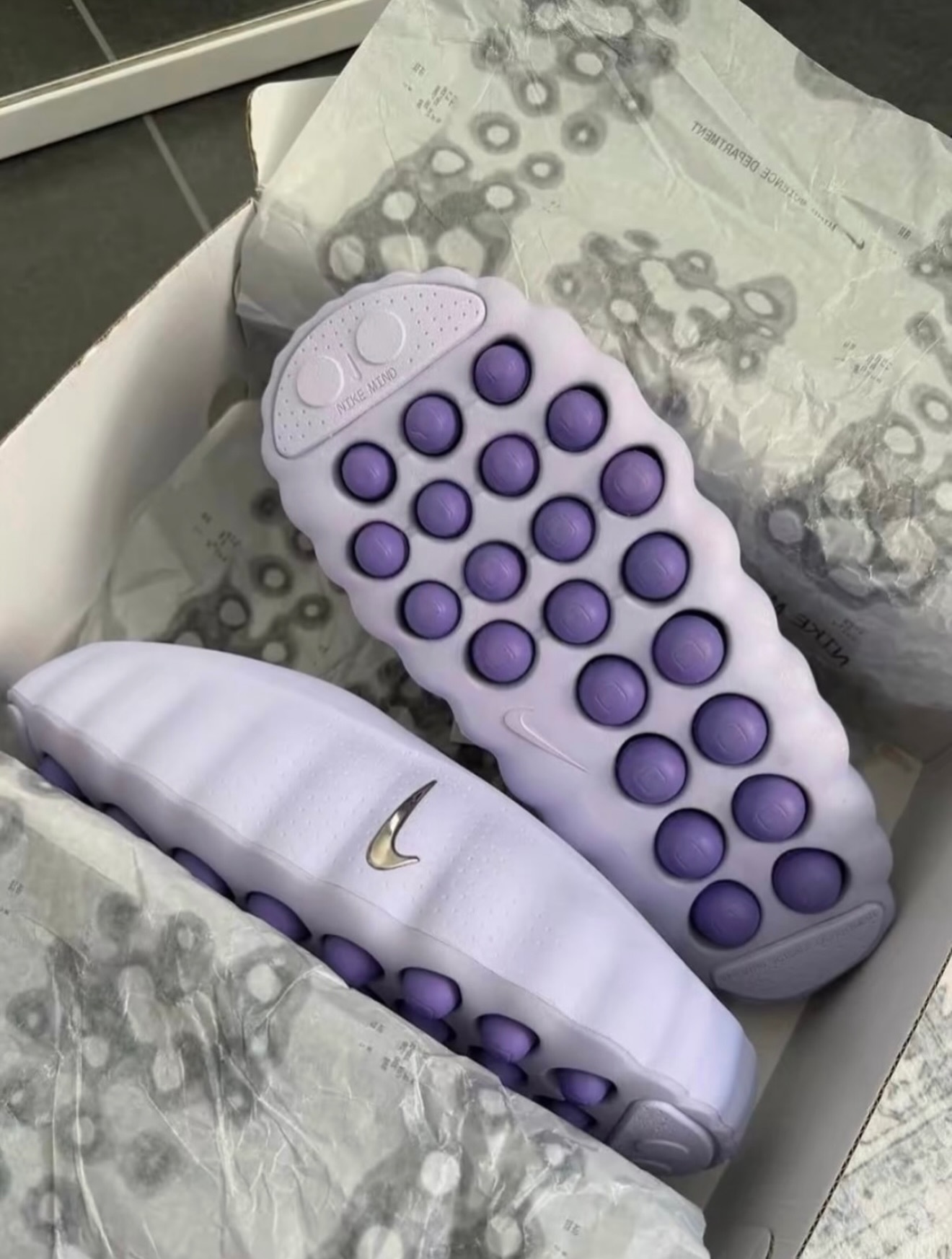 Nike Mind 001 Mule Palest Purple/ 賽前拖鞋 薰衣草紫 HQ4309-500