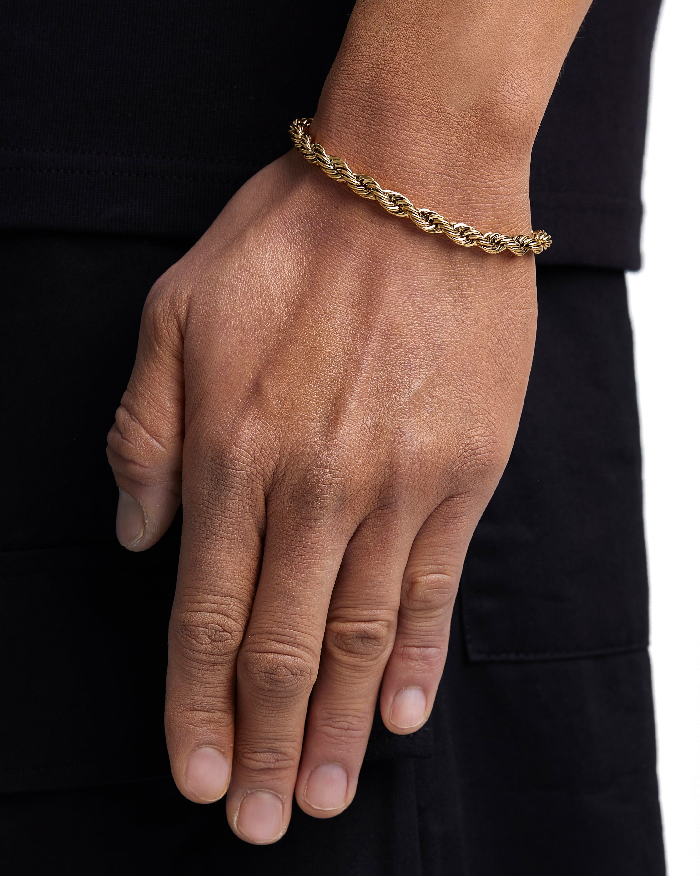 Iceman Society｜THE ROPE - 6mm 麻花手鍊 (18K Gold)