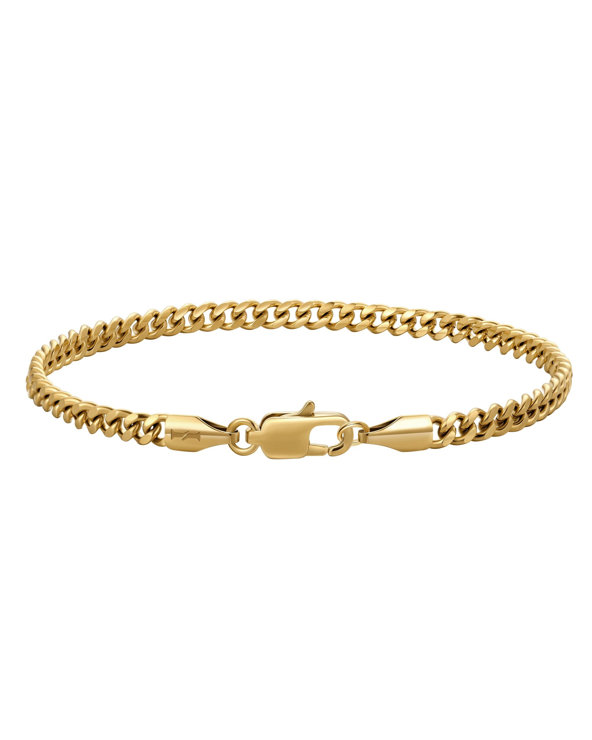 Iceman Society｜PLAIN - 3mm 古巴手鍊 (18K Gold)