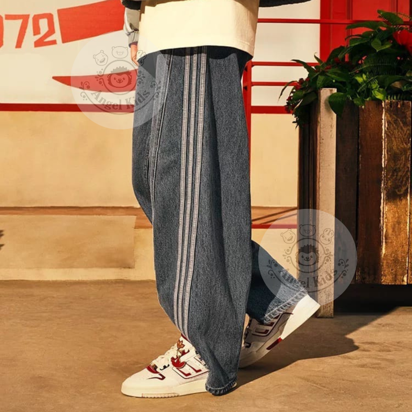 Adidas 牛仔彎刀褲 十月團