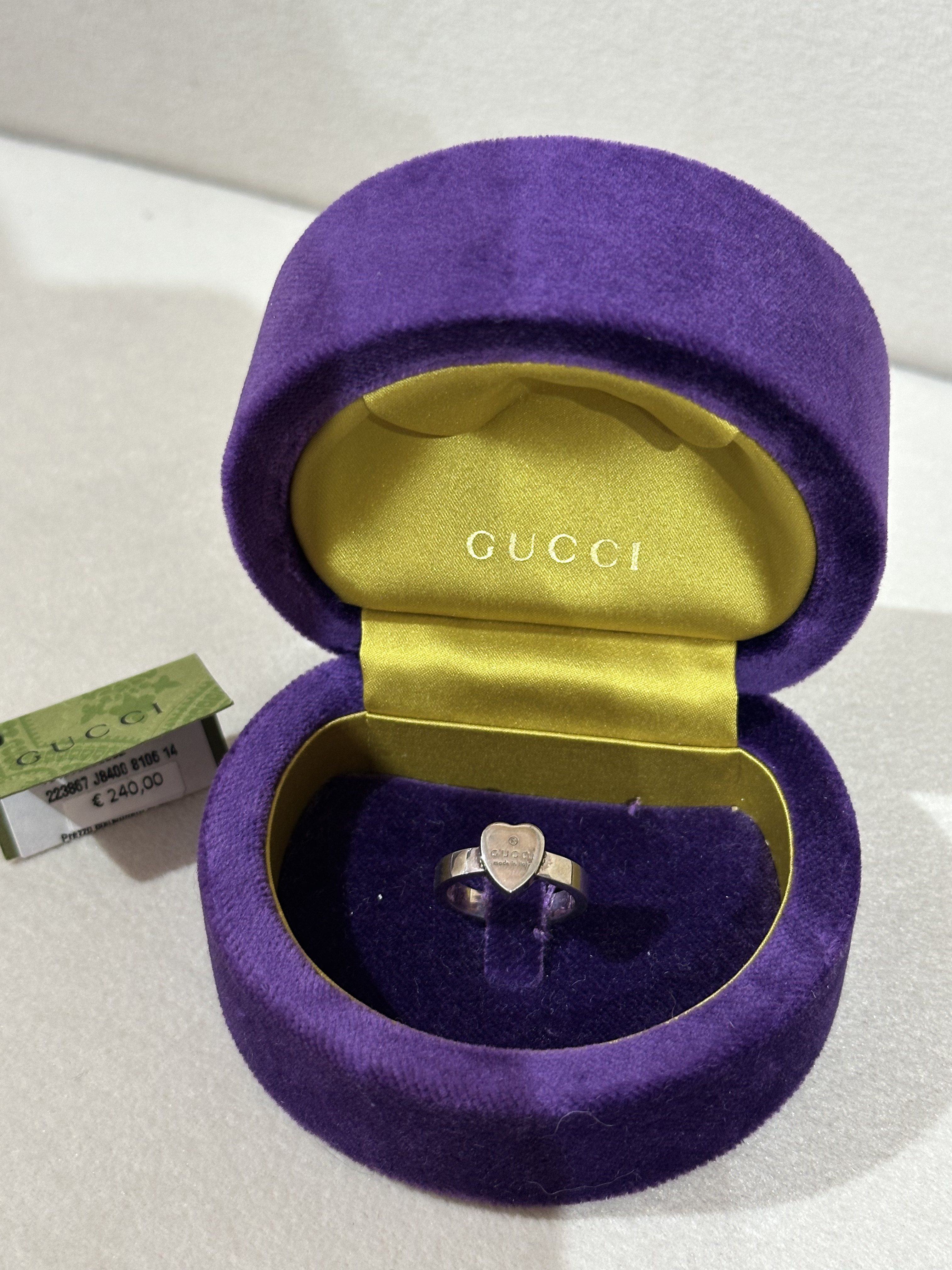 Gucci心心戒指💍現貨