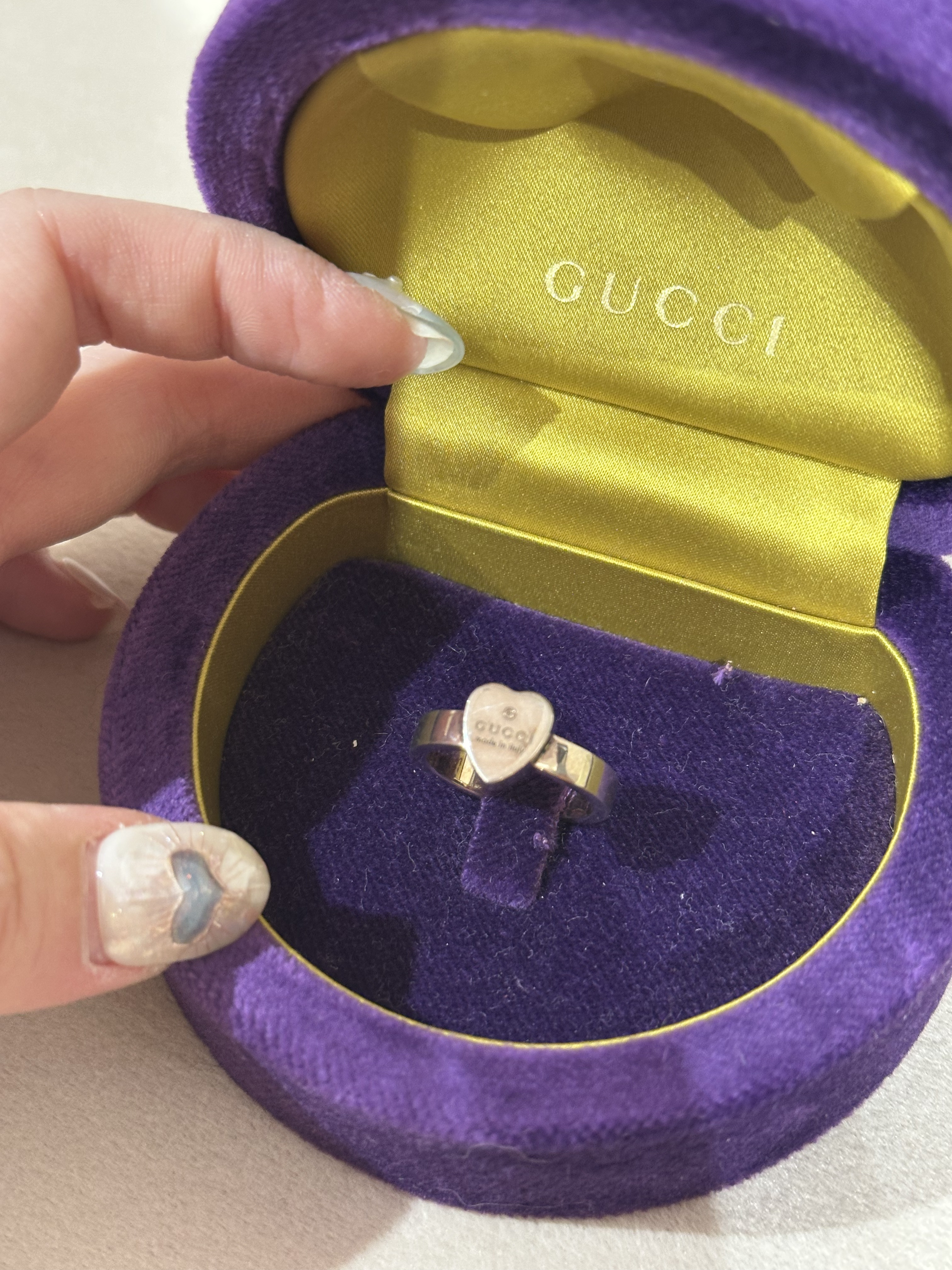 Gucci心心戒指💍現貨