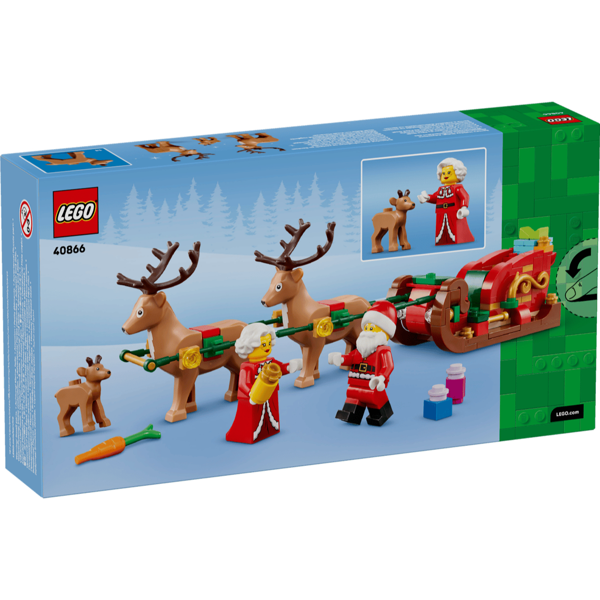 LEGO 40866 耶誕老人的佳節雪橇大冒險