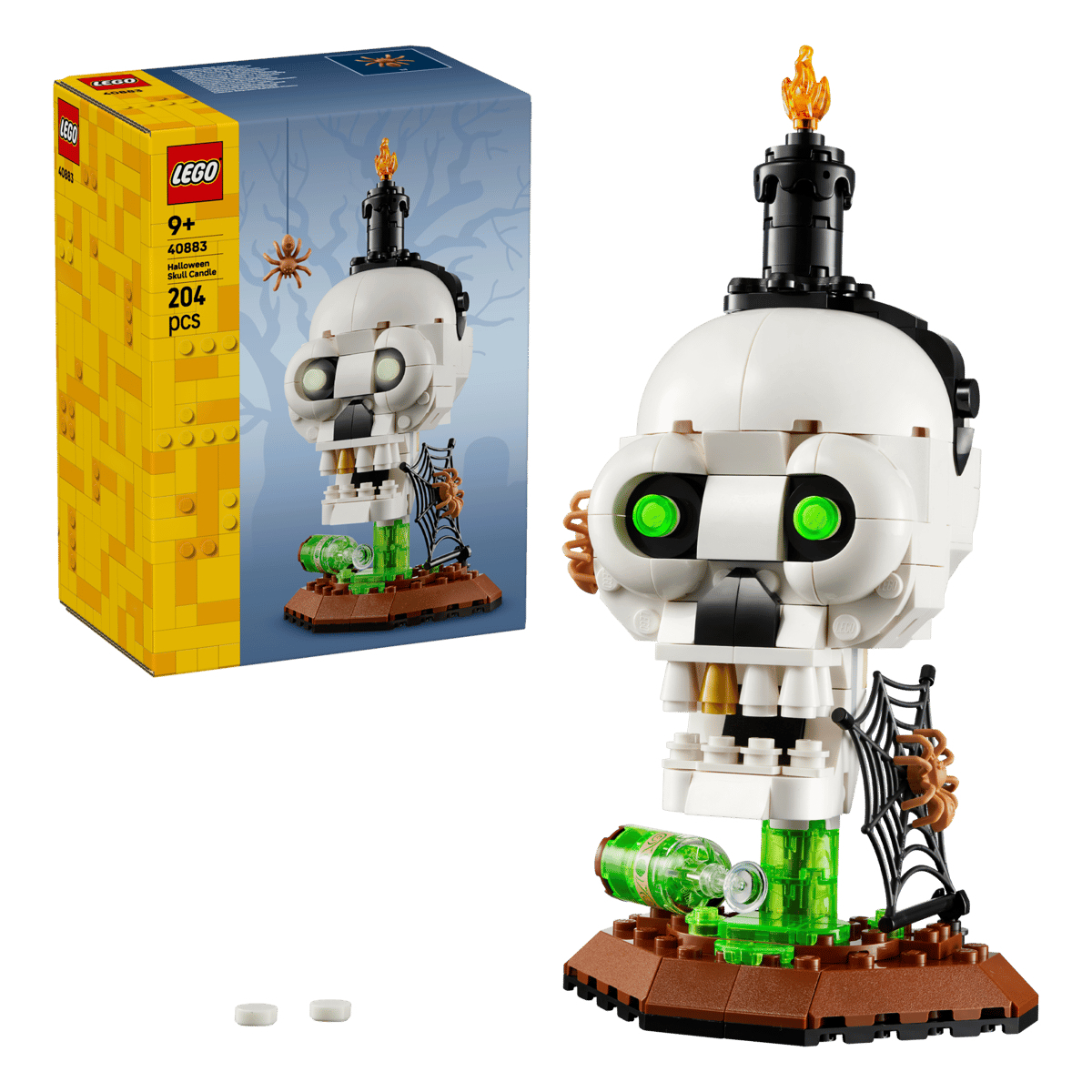 LEGO 40883 萬聖節骷髏頭蠟燭