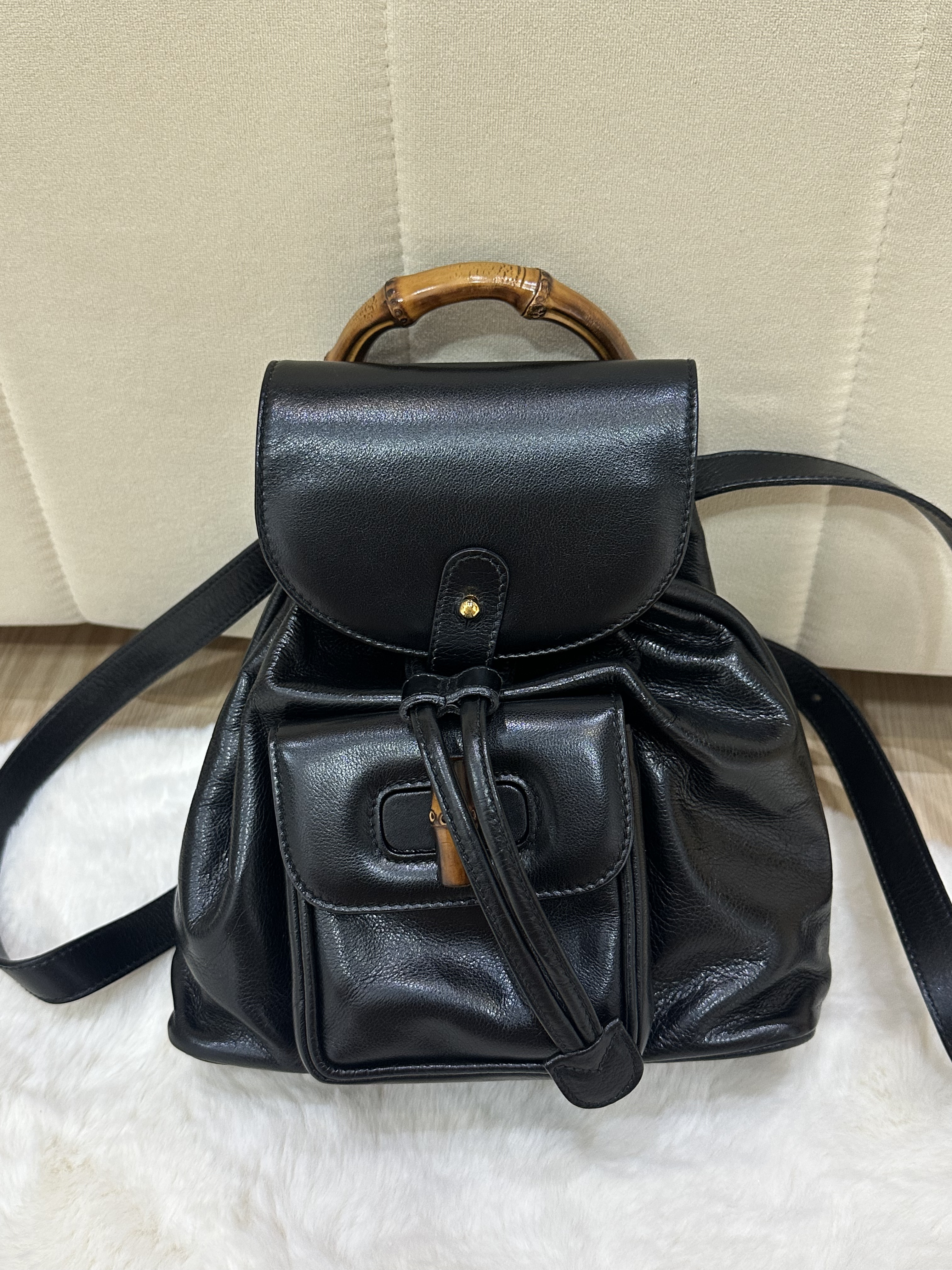 Gucci  Bamboo 背囊🖤現貨