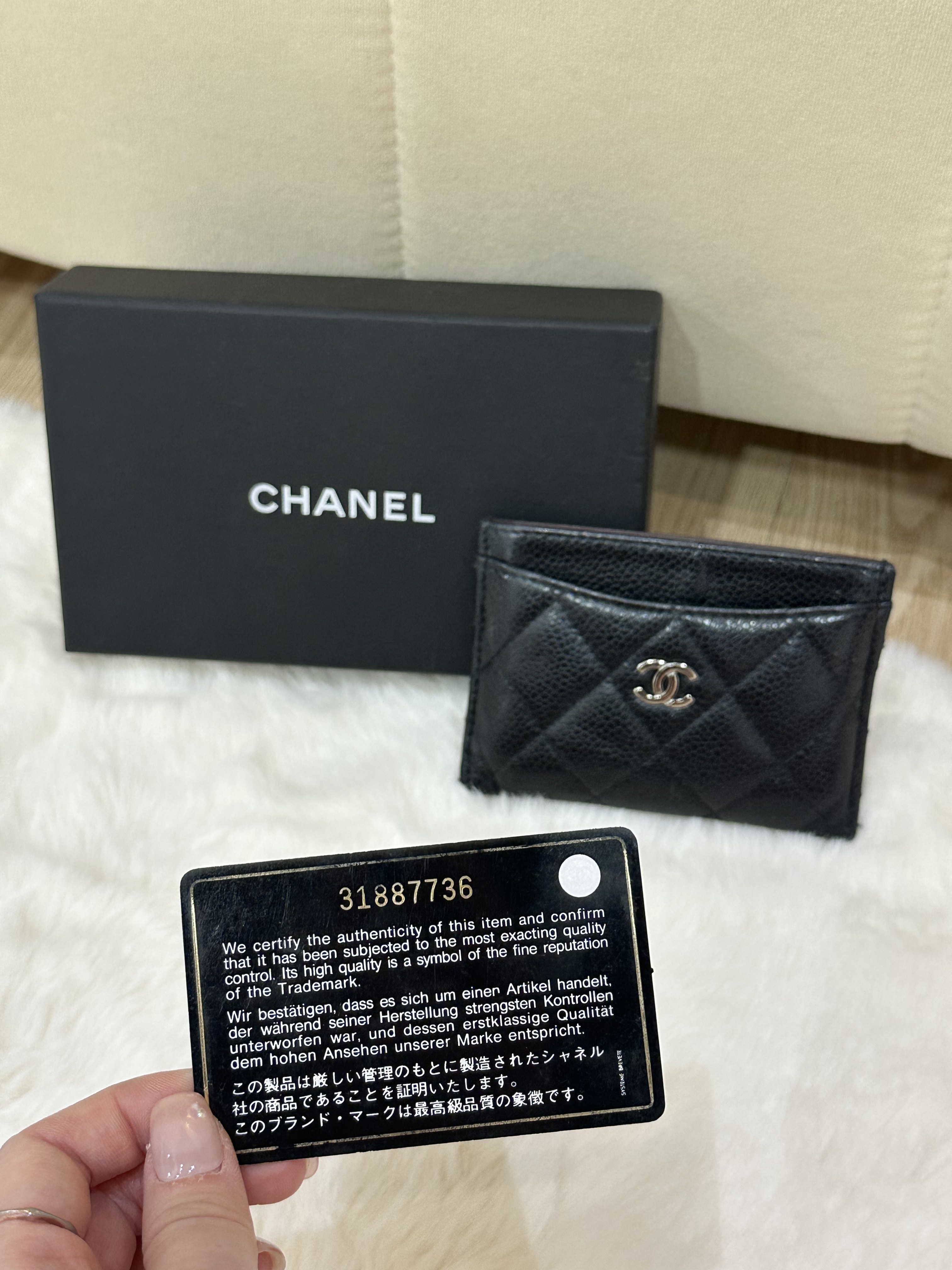 Chanel card holder  現貨❣️