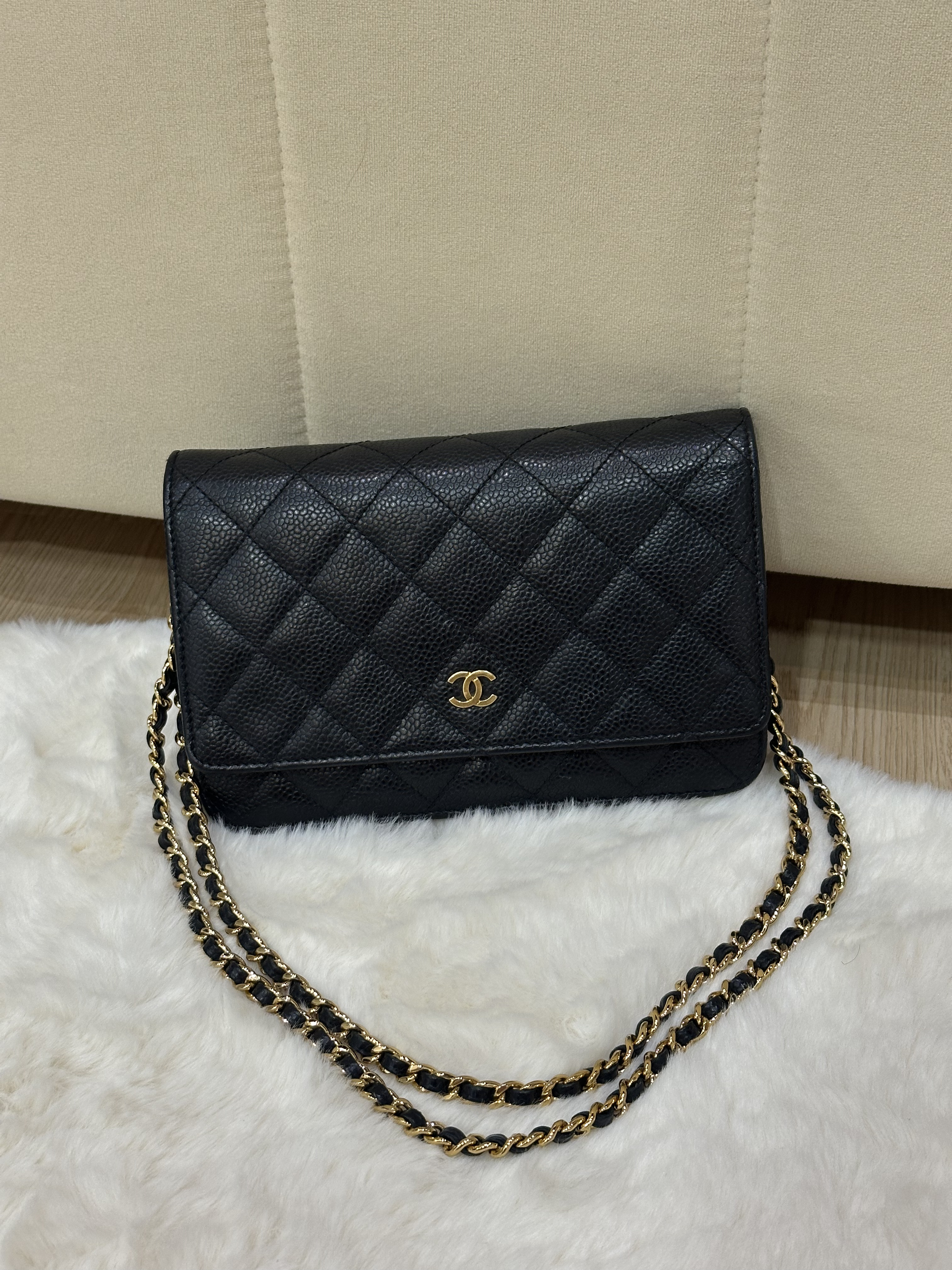 Chanel woc荔枝皮🖤現貨❣️