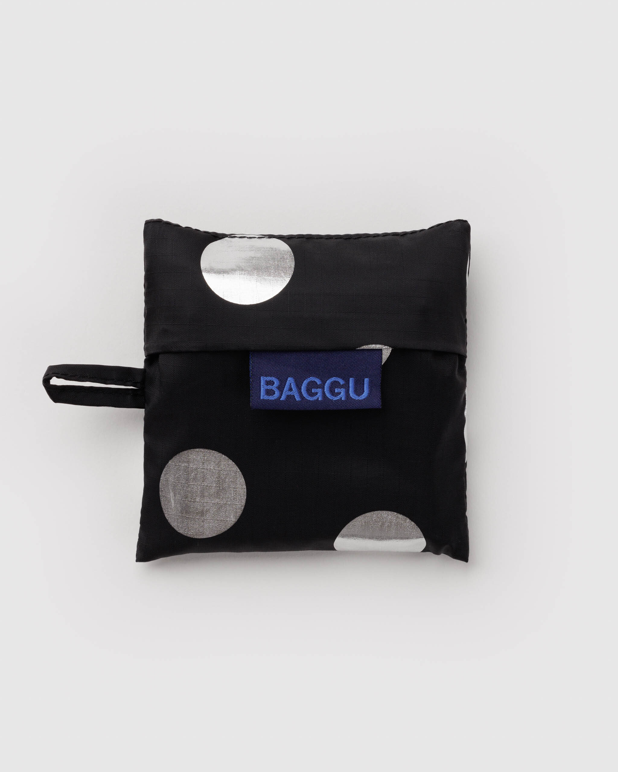 Baby Baggu - Silver Metallic Polka Dot｜BAGGU