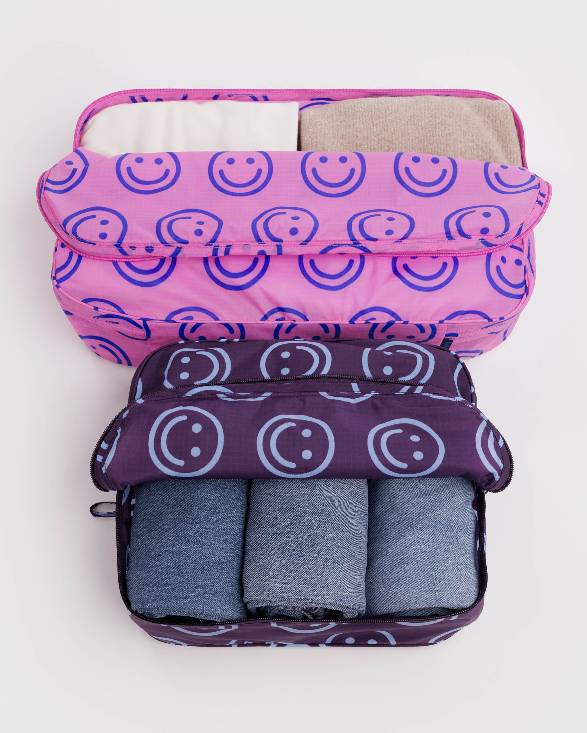 Large Packing Cube Set - Bright Happy Mix｜BAGGU