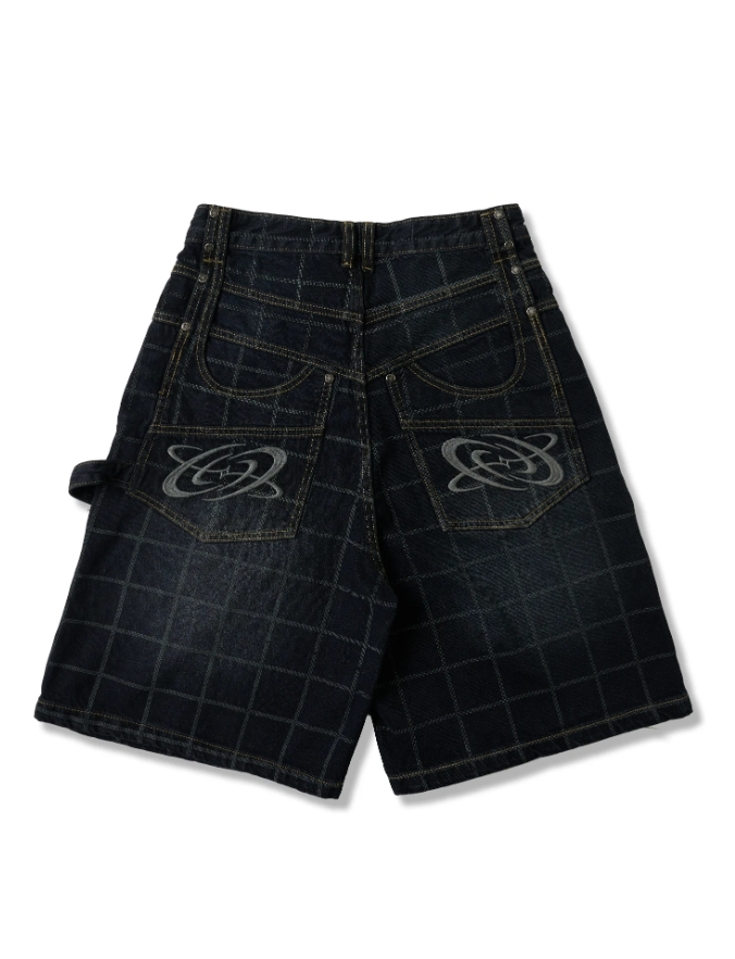 （現貨）越南品牌 HADES WEBBY CANVAS 格紋設計 七分牛仔褲 HWCS0001