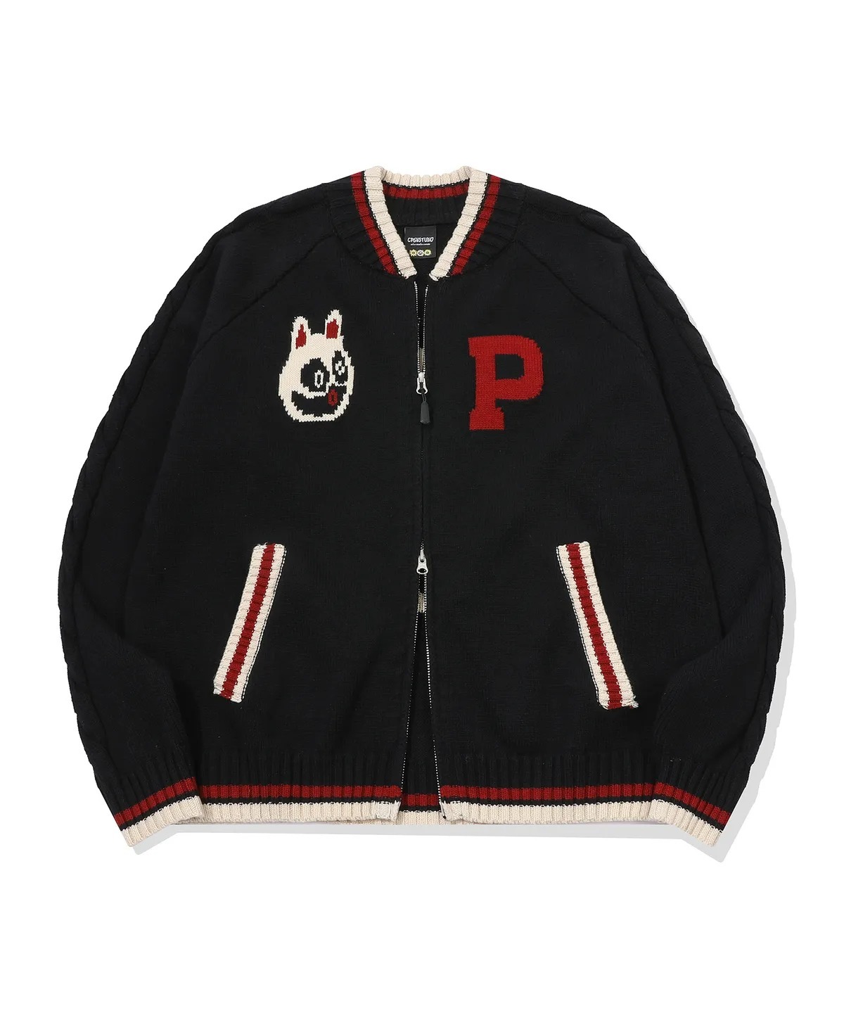 CPGN STUDIO Plush Knit Zip-Up