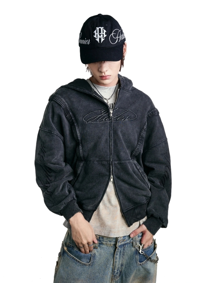 （現貨） 越南品牌 HADES CONTRAST SCRIPT boxy 連帽 外套  HCH0001