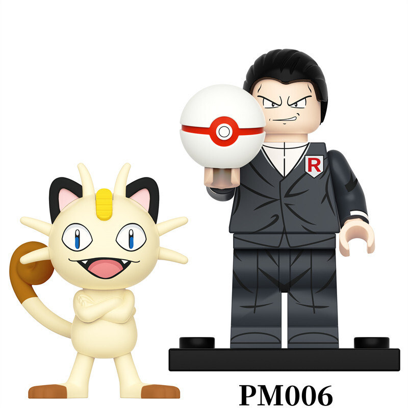 Pokemon Giovanni Custom Minifigures Fit Lego PM006