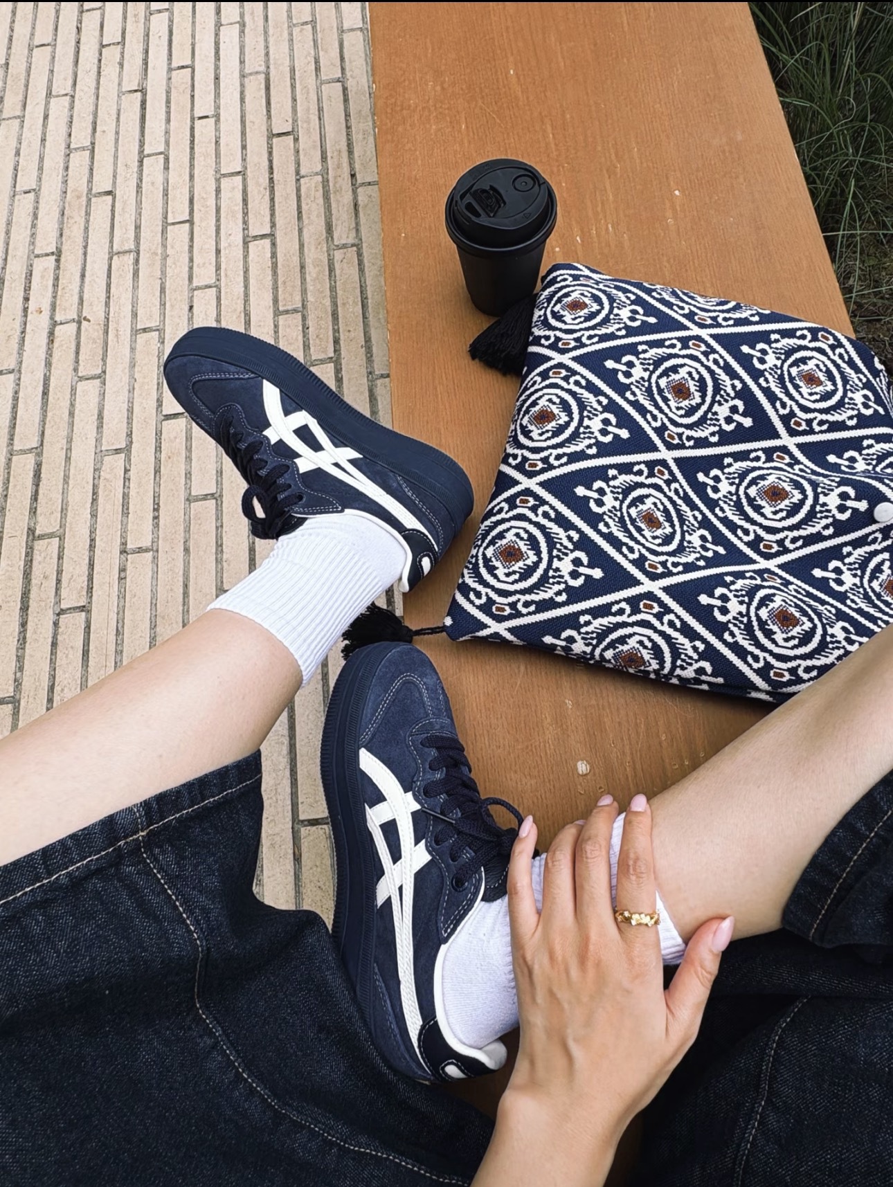 預訂| ONITSUKA TIGER TOKUTEN CHUNK NAVY深藍