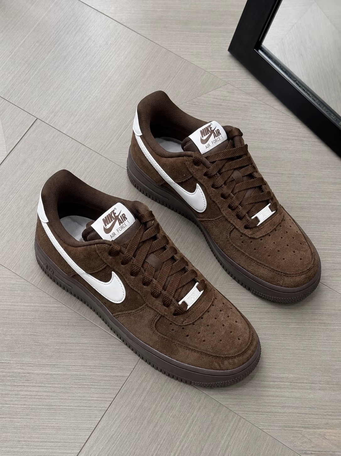 【預購】NIKE AIR FORCE 1 COCO 可可棕色 咖啡 摩卡 復古 女鞋 IQ0136-200