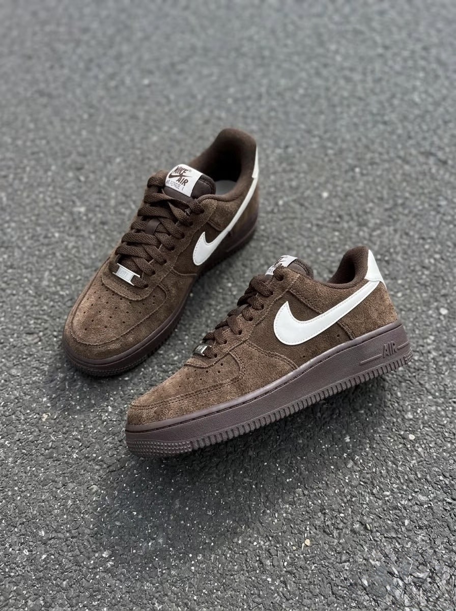 【預購】NIKE AIR FORCE 1 COCO 可可棕色 咖啡 摩卡 復古 女鞋 IQ0136-200