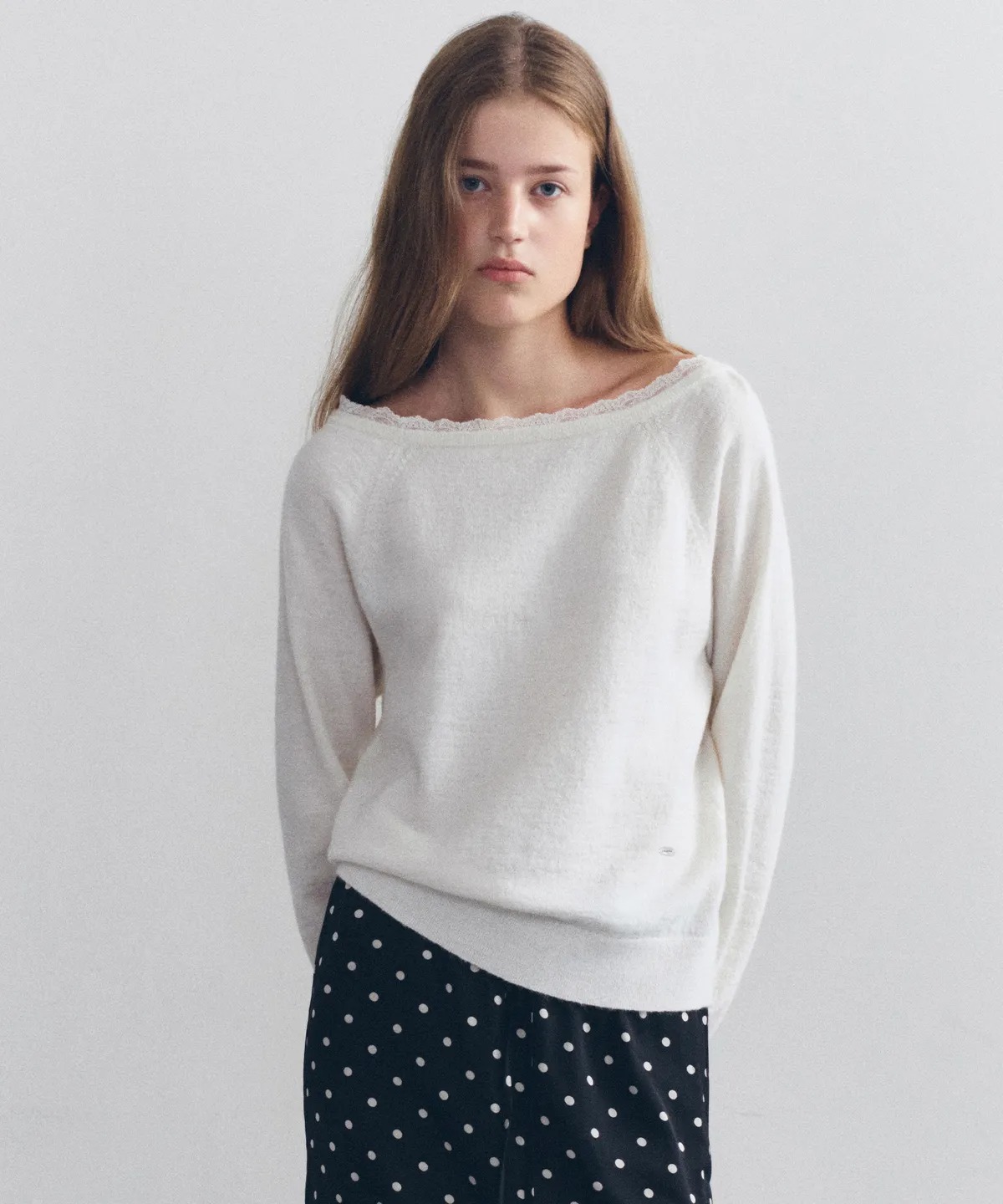 ROLAROLA BOATNECK LACE KNIT