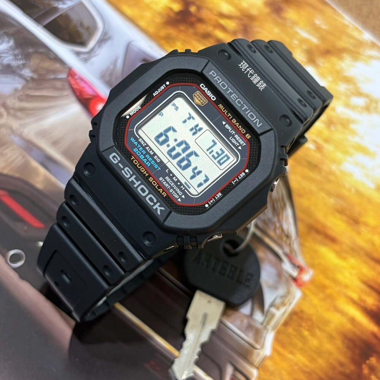 【G-SHOCK】5600系列 太陽能電波錶GW-M5610U-1J 43.2mm 現代鐘錶