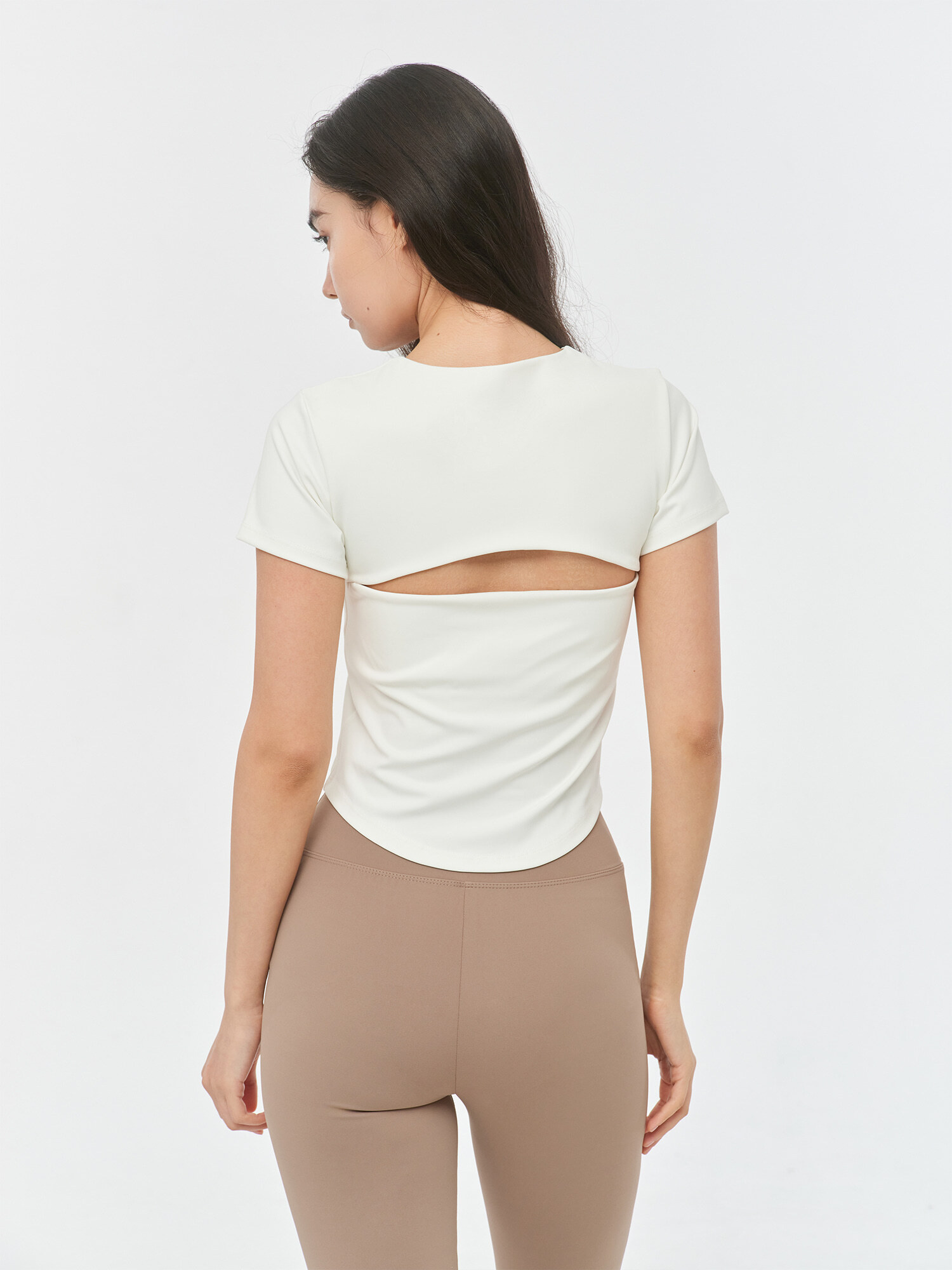 CONCHWEAR - Back Open Slim Fit Pro T-shirt