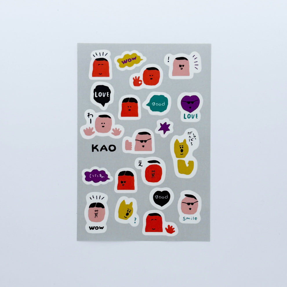 描圖紙貼紙 | iwahanko. × 水縞 | KAO | 水縞 日本