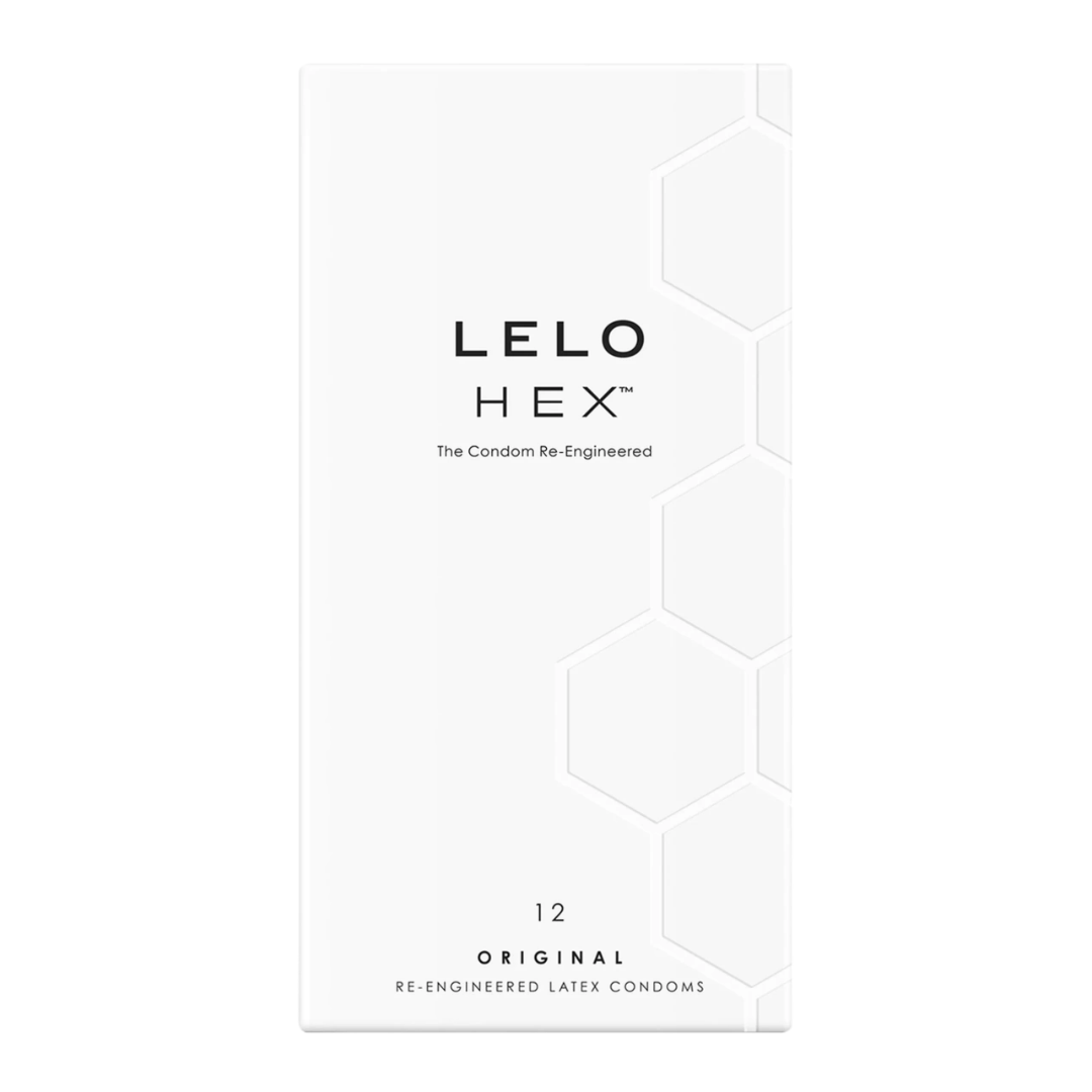 LELO HEX Original 54mm 貼身防滑 乳膠安全套 12片裝