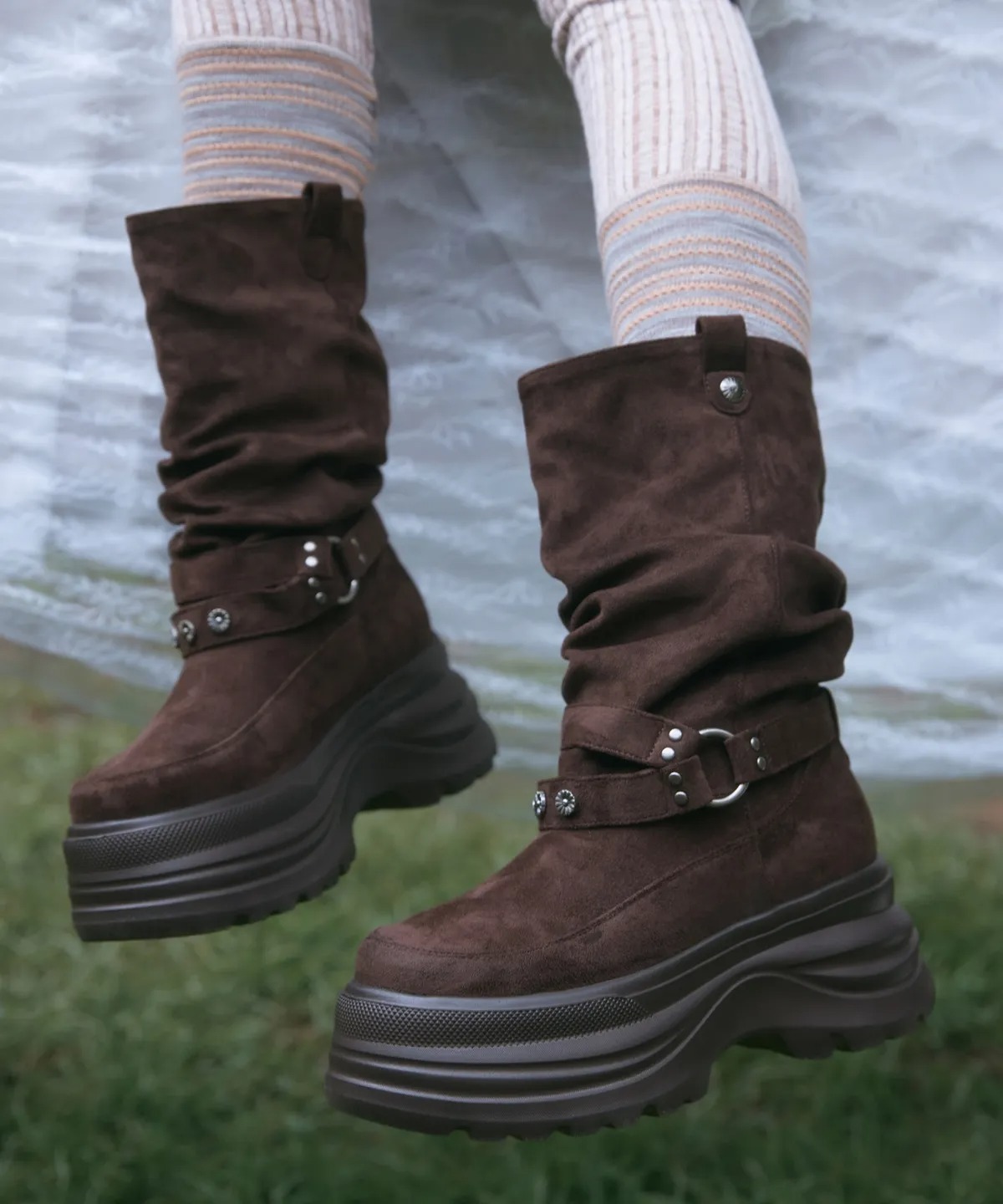 OTZ 3300 Slouch Platform Boots