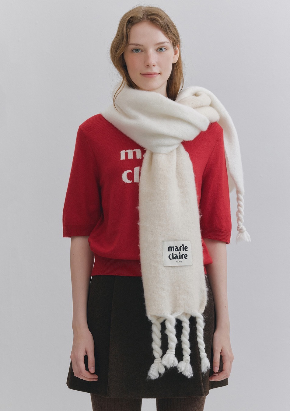 【入LIVECODE一件減至$199😱🔥！】【韓妹大愛品牌！北村旗艦總店封館🇰🇷】【MARIECLAIRE】【MARIECLAIRE】Color gradient muffler (4 Colors)